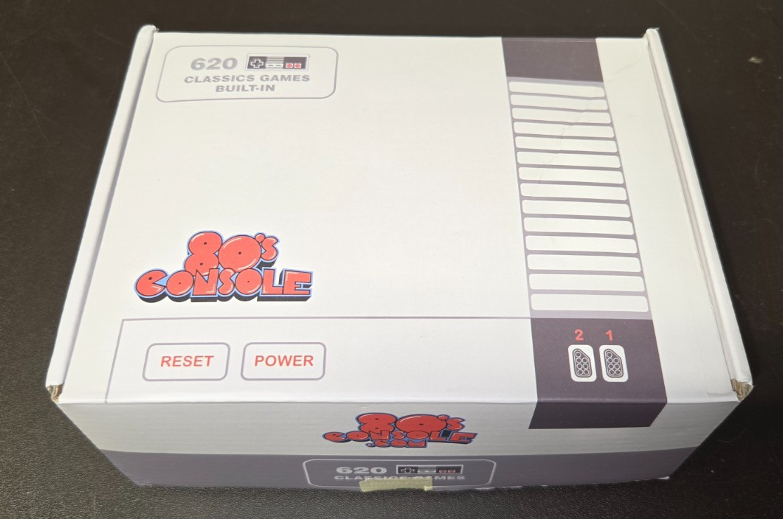 Unbranded Retro Mini Game Console 620 Classic Games Built In Wired Controllers