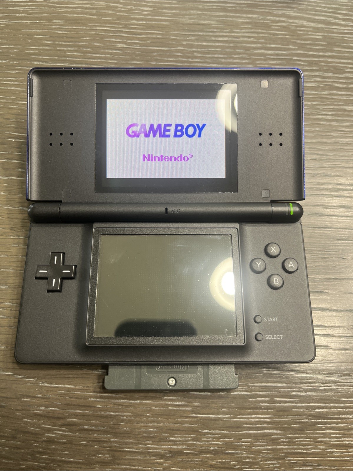 Nintendo DS Lite Handheld System – Cobalt/Black CIB NO charger PLEASE READ BELOW