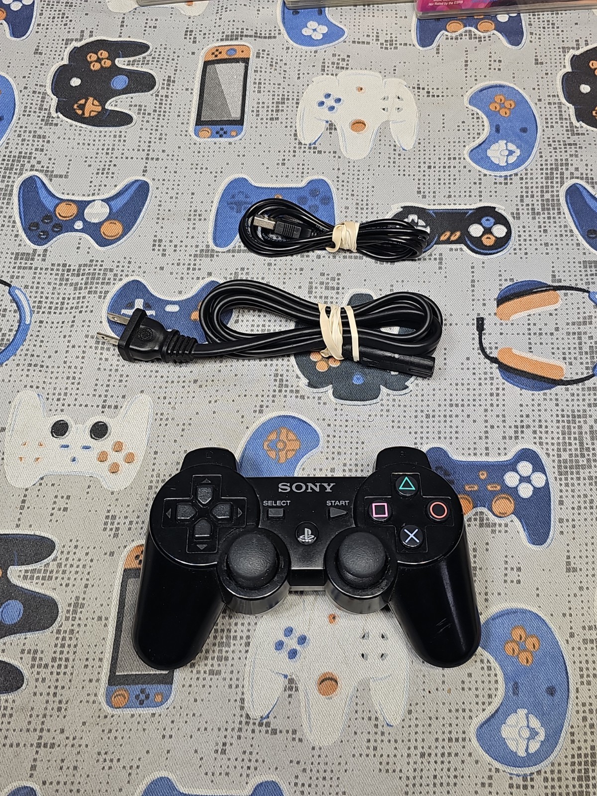 Sony PlayStation 3 Slim Black Console CECH-2501A w/Controller & 4 GAMES TESTED