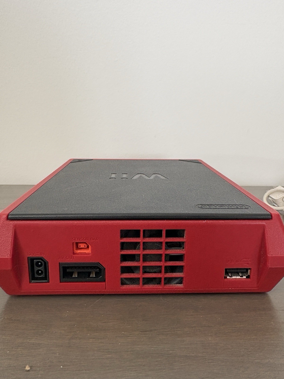 Nintendo Wii Mini Console Red Black RVL-201 Bundle – Tested