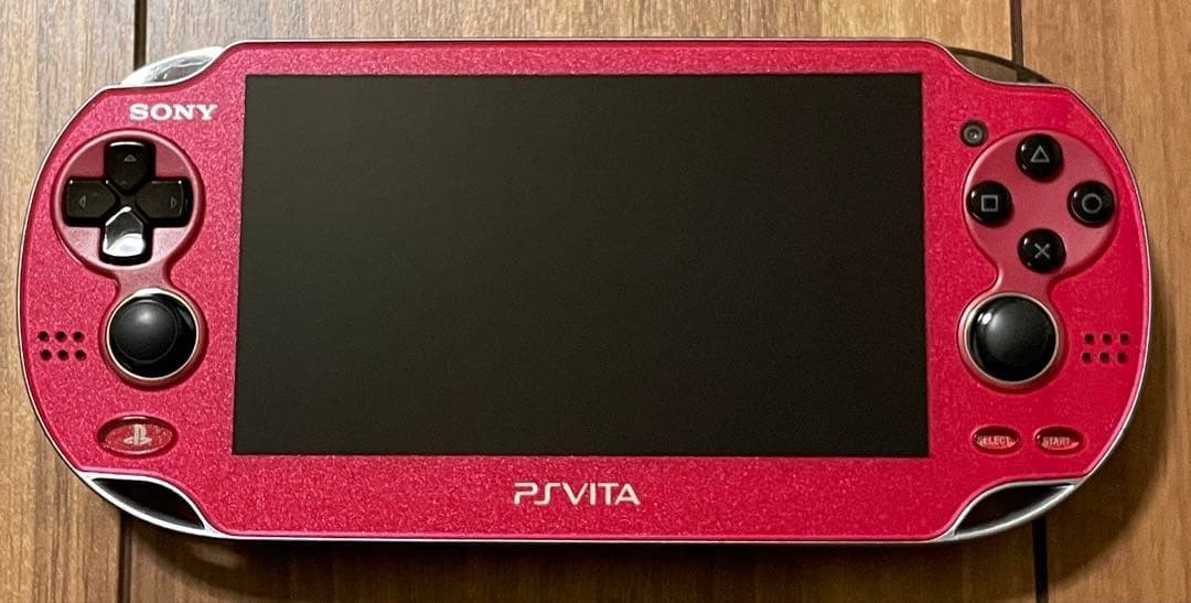 Excellent SONY PlayStation Vita Wi-Fi Model Cosmic Red Limited Edition PCH-1100