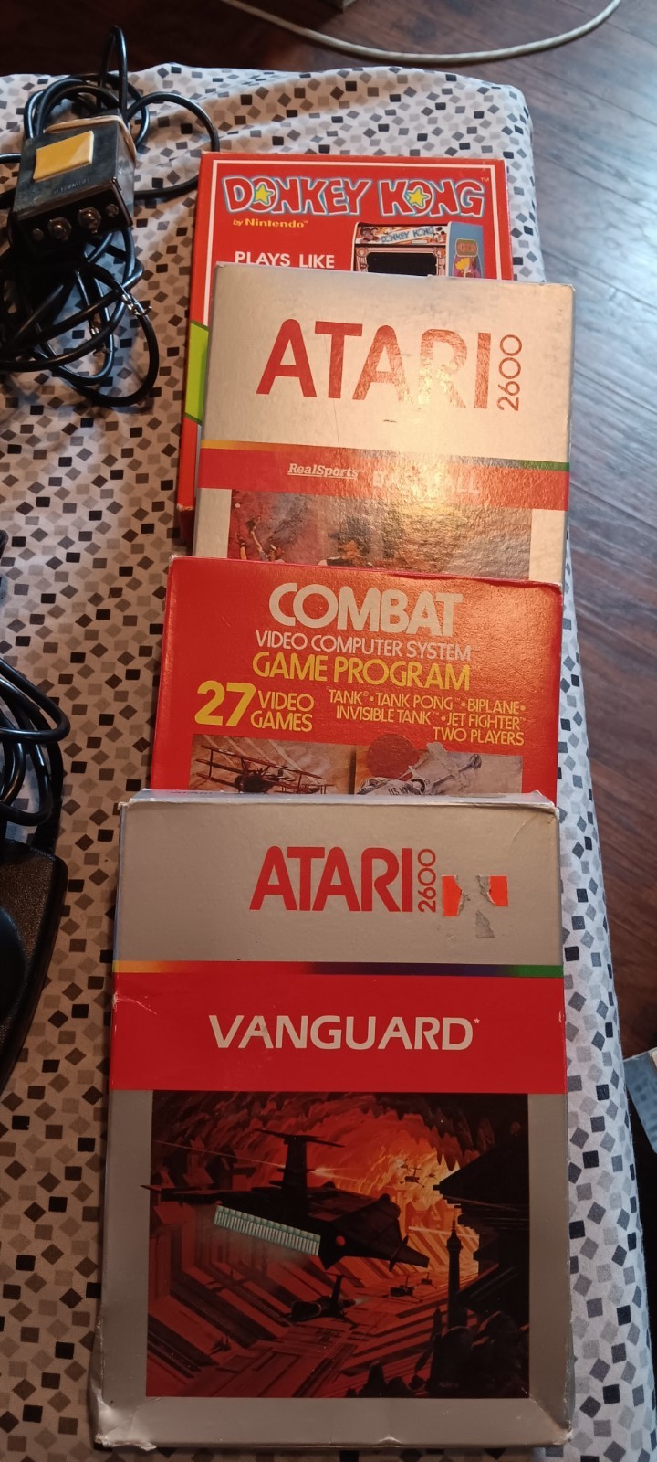 ATARI CX-2600 CONSOLE WITH GAMES AND ACCESSORIES