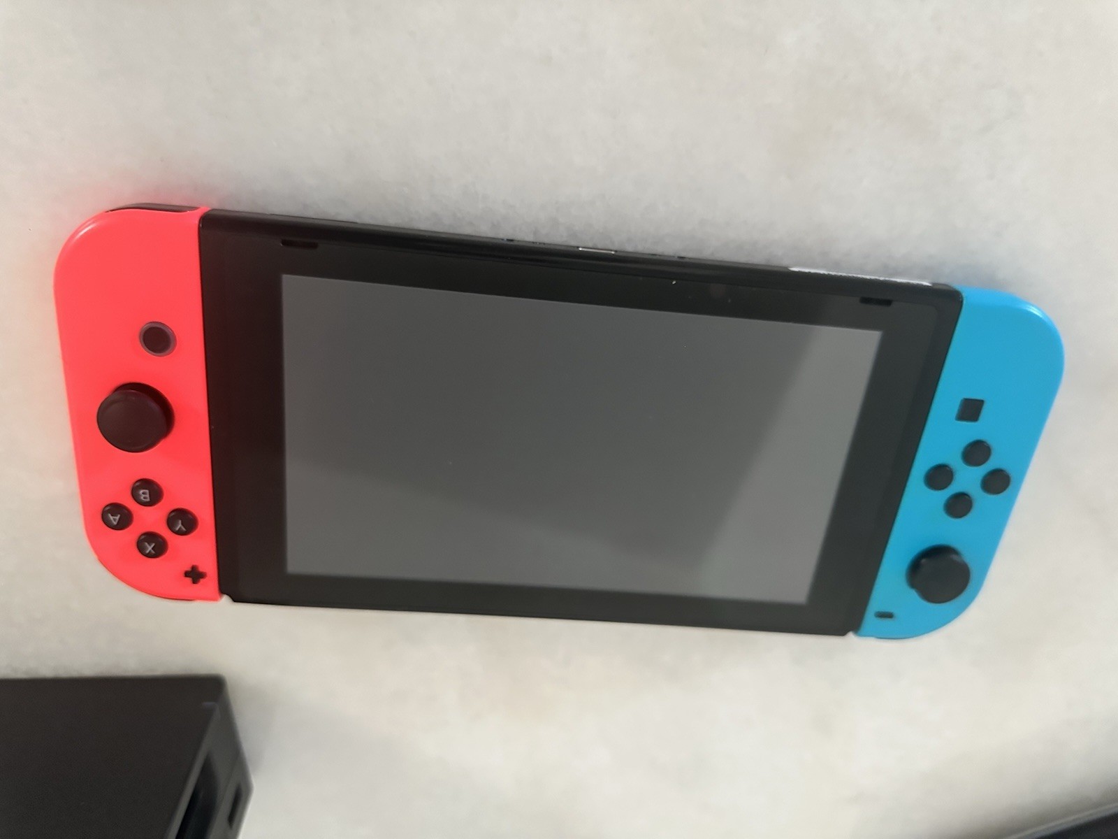 Nintendo Switch Console Bundle w/ Neon Red/Blue Joy-Con, Games, Dock and Cables