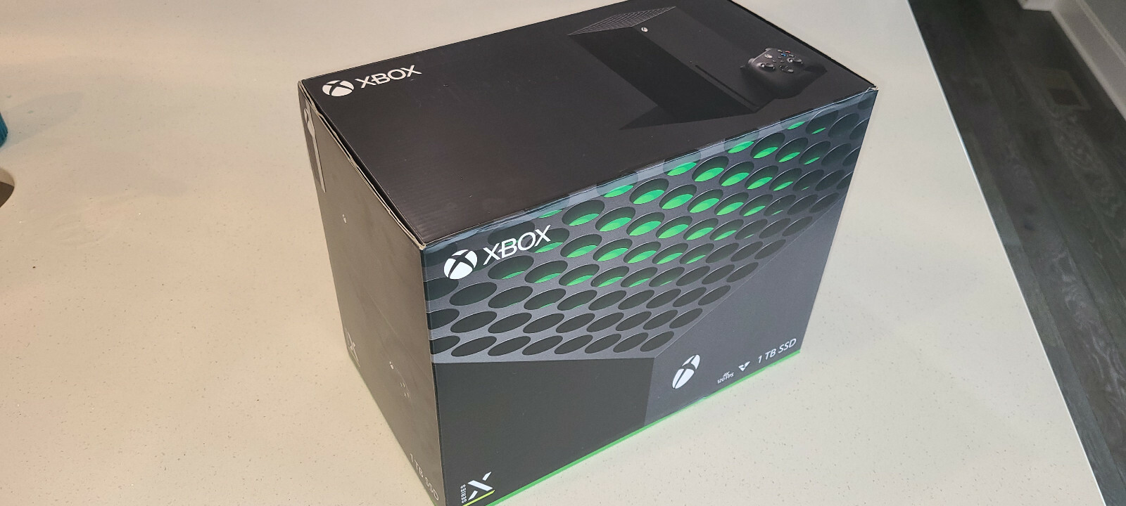 Microsoft Xbox One X Console – 1TB, Black  —  New, sealed package.