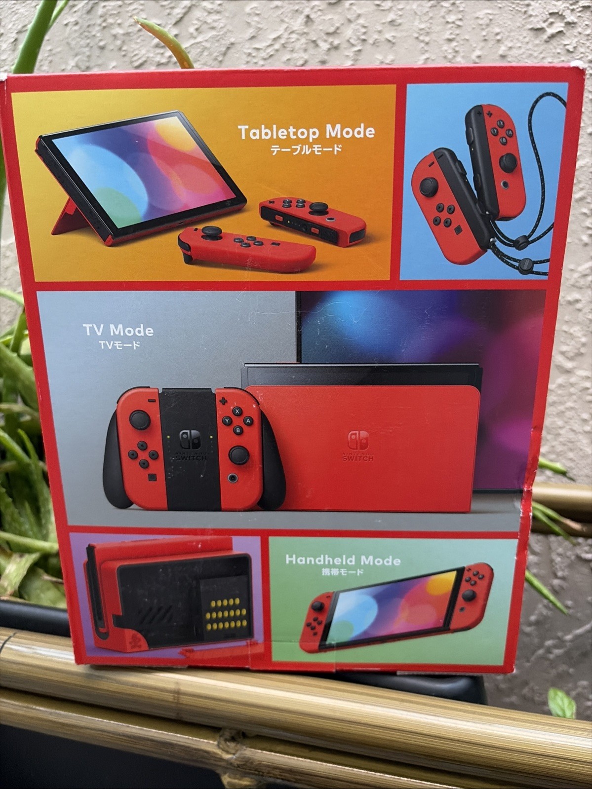 Open Box Nintendo Switch (OLED Model) Mario Red Edition 64GB Console Japan