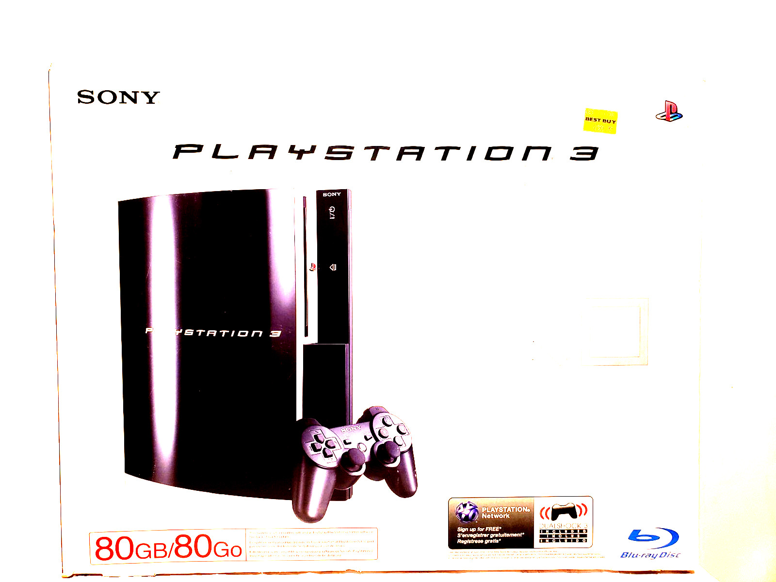 SONY PLAYSTATION 3 CONSOLE 80GB . OPEN BOX . IN EXCELLENT CONDITION
