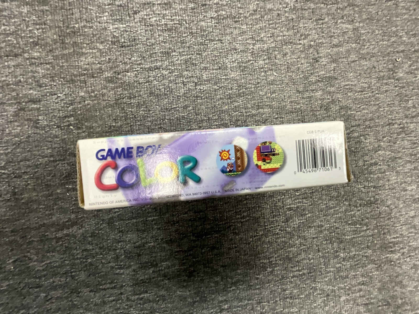 Grape Game Boy Color Console System CIB Complete In Box Near Mint