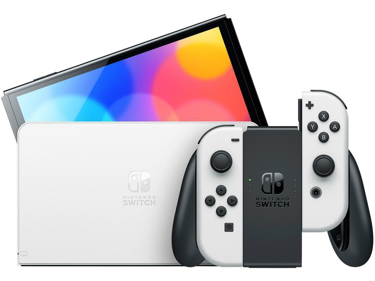 Nintendo Switch OLED Model – 64GB/White (HEGSKAAAA)