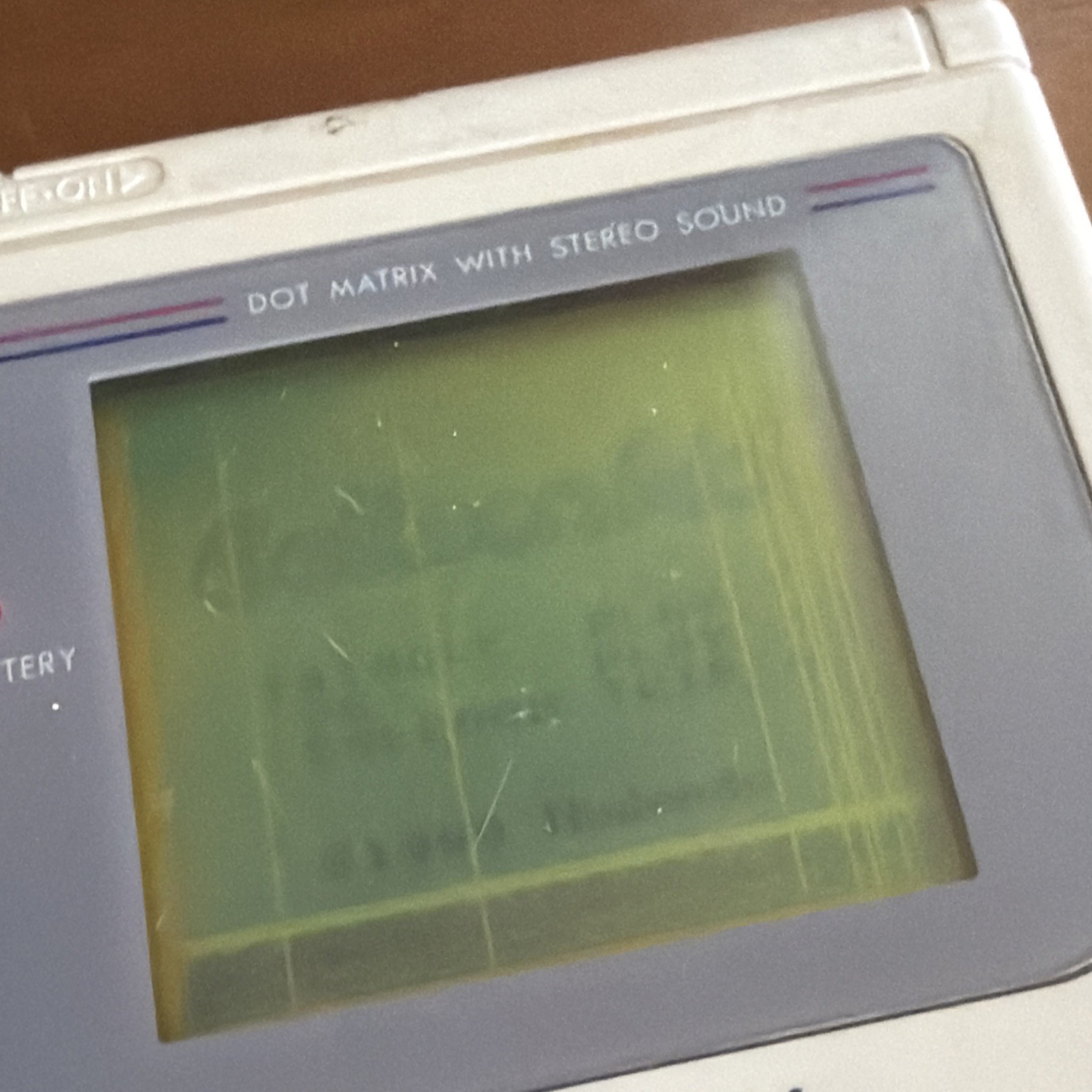 Original Nintendo Gameboy Console.