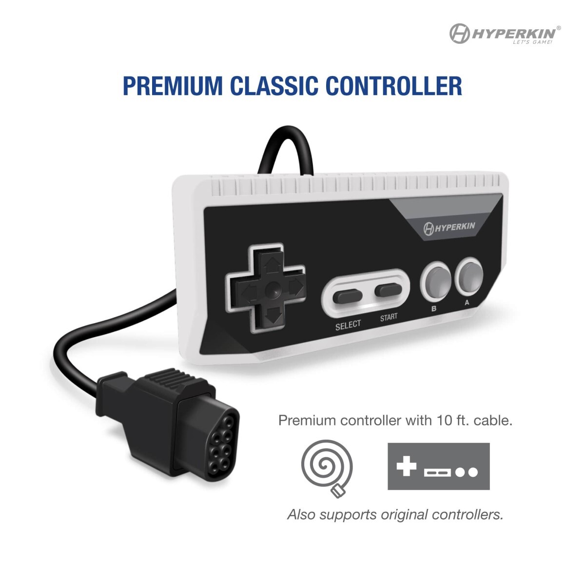 Hyperkin RetroN 1 HD Gaming Console for NES Games – White (FVS031967)