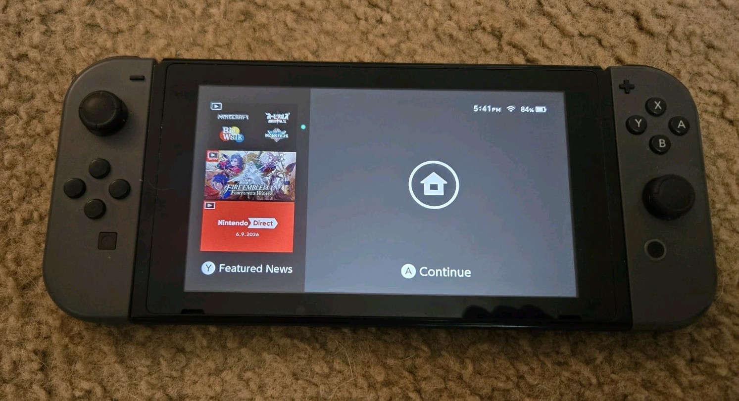 Nintendo Switch Bundle With all Accessories: Also Includes 4 Games And Case