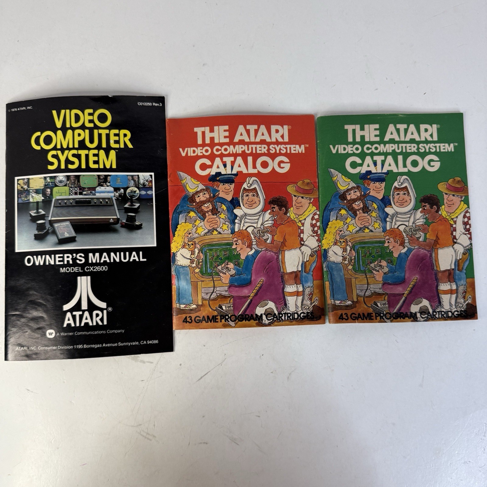 ATARI CX-2600 Video Computer System Factory Reconditioned Box + 2 remotes WORKS!