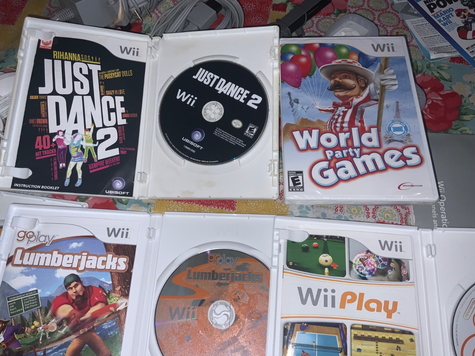 Nintendo Wii White Console & 10 Games. Very Clean N64, GameCube