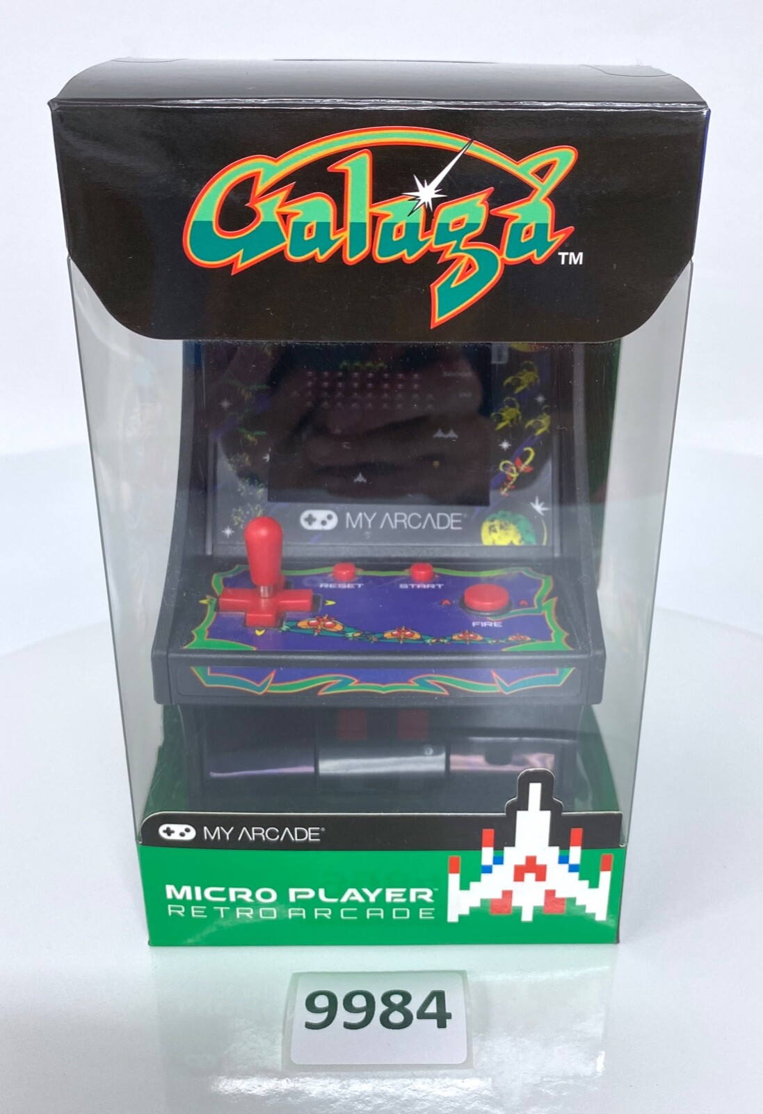 Galaga Micro Player Retro Arcade Machine Hand Held Game by My Arcade NEW
