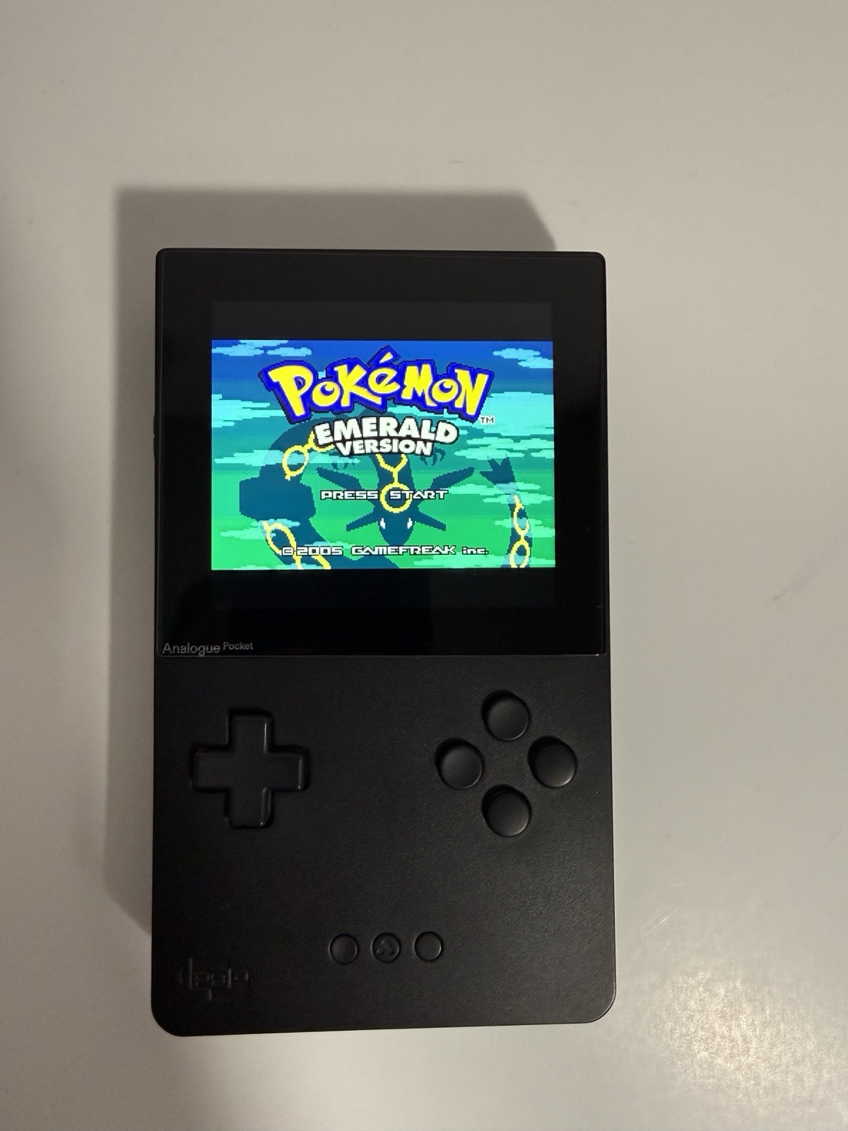 Analgue Pocket Black Handheld Game Console Mint* W/Carrying Case and Screen Prot