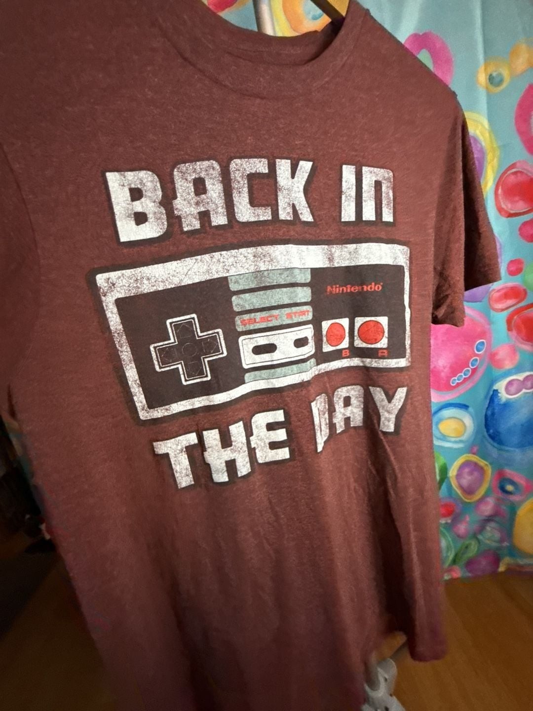 Nintendo NES Controller Back in the Day Graphic T-Shirt