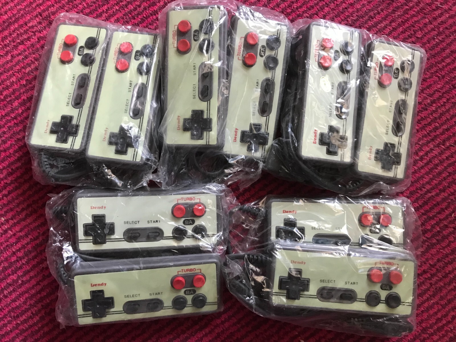 Famiclone lot 10x Dendy Controllers – Joysticks 90s 15 pin (Micro Genius, Kenga)