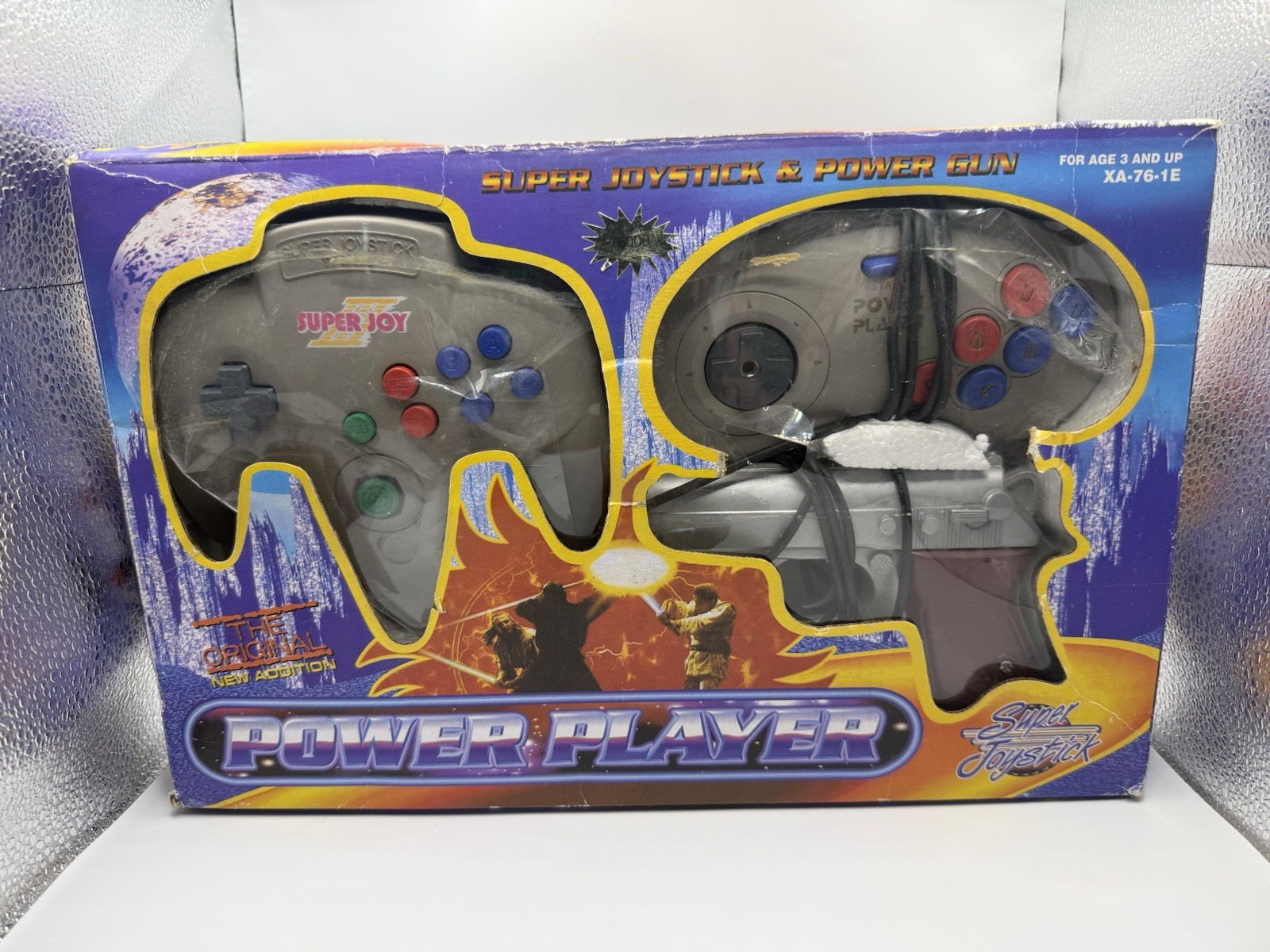 Power Player Super Joystick Power Gun 76000 Games Plug Play Parts Repair