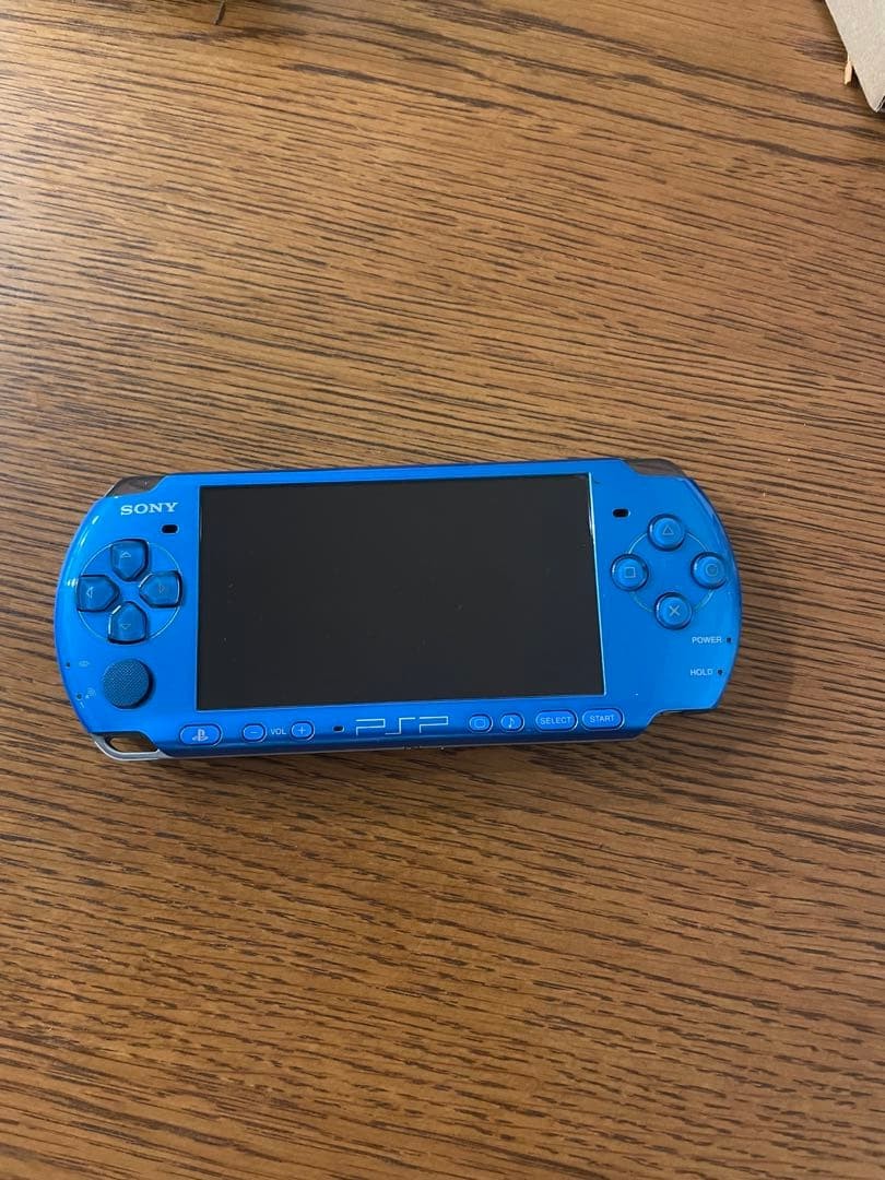 SONY PSP-3000 Vivid Blue Portable Game Console with Battery & Card