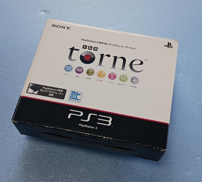 Sony PS3 torne Digital TV Tuner Recorder Complete in Box Tested Working Japan