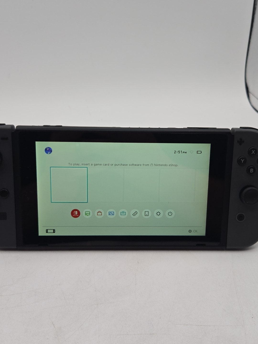 Nintendo Switch Handheld Console – Black/grey Joy-Cons – Excellent Bundle