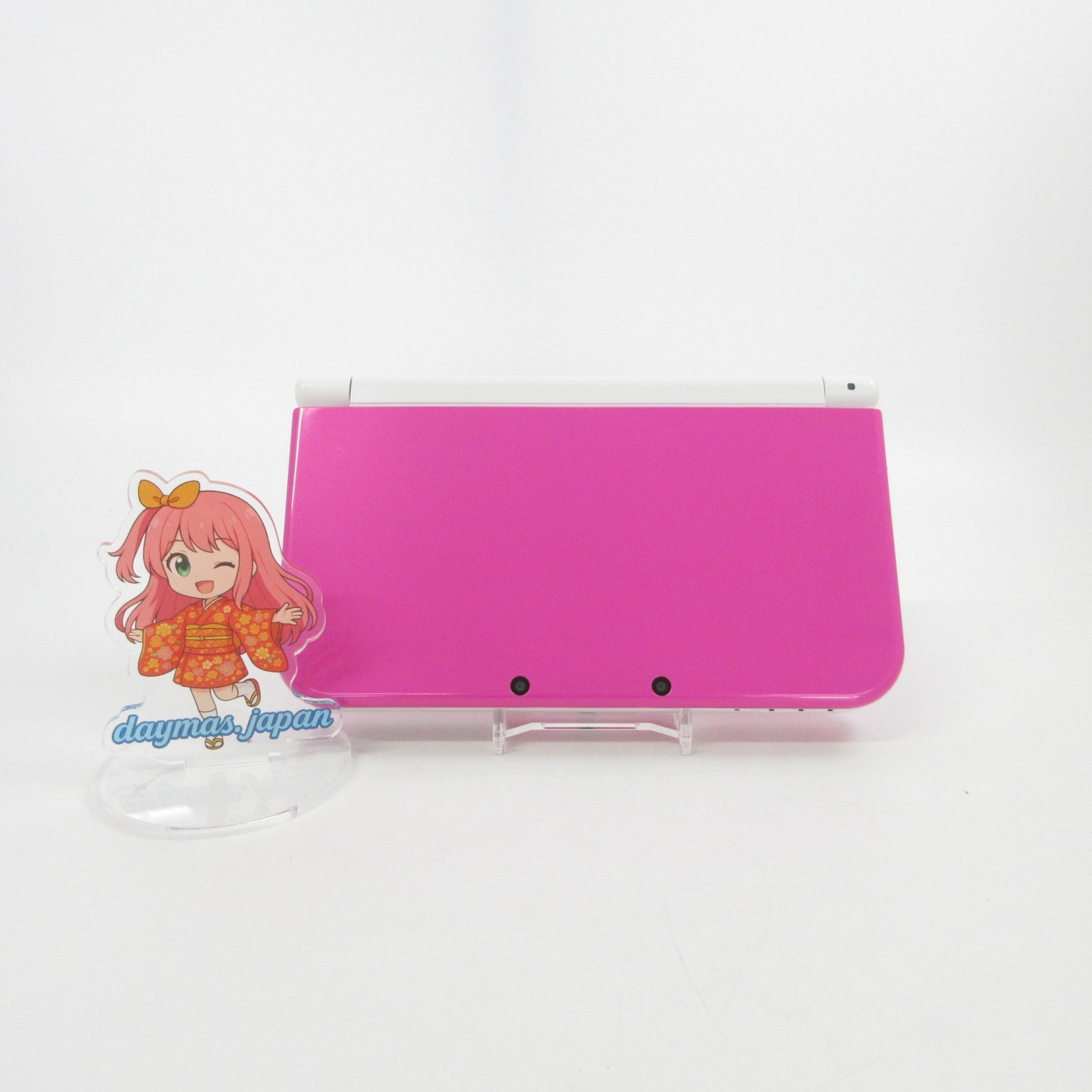 【Near Mint】Top IPS Nintendo New 3DS LL XL Pink x White Console Only Japan Ver.