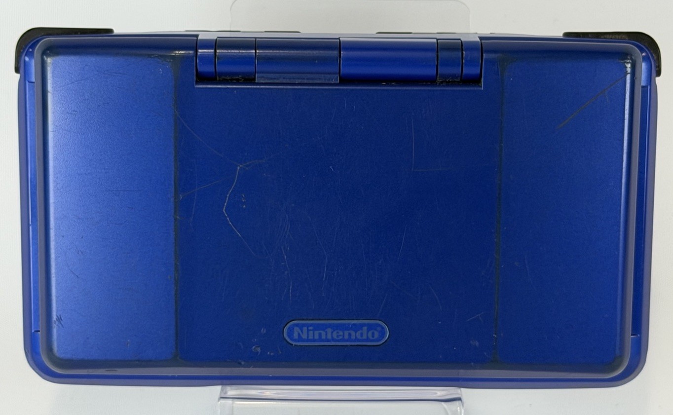 NINTENDO DS ORIGINAL NTR-001 BLACK & BLUE HANDHELD CONSOLE *TESTED & WORKING*