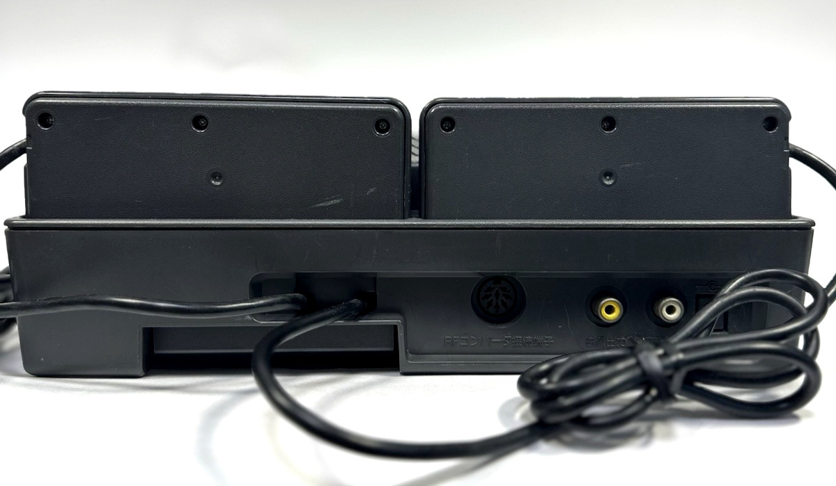 Sharp Twin Famicom console Set Black AN-500B New Belt Confirmed Operation