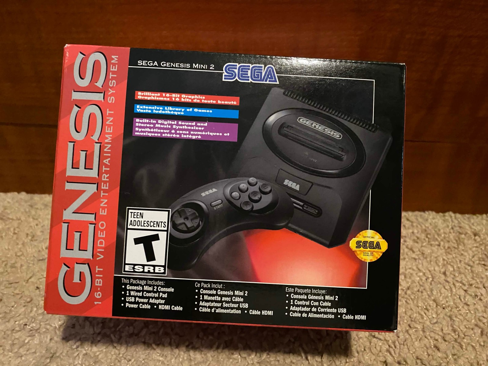 Sega Genesis Mini 2 Console (60 Games, controller, HDMI & power) North America