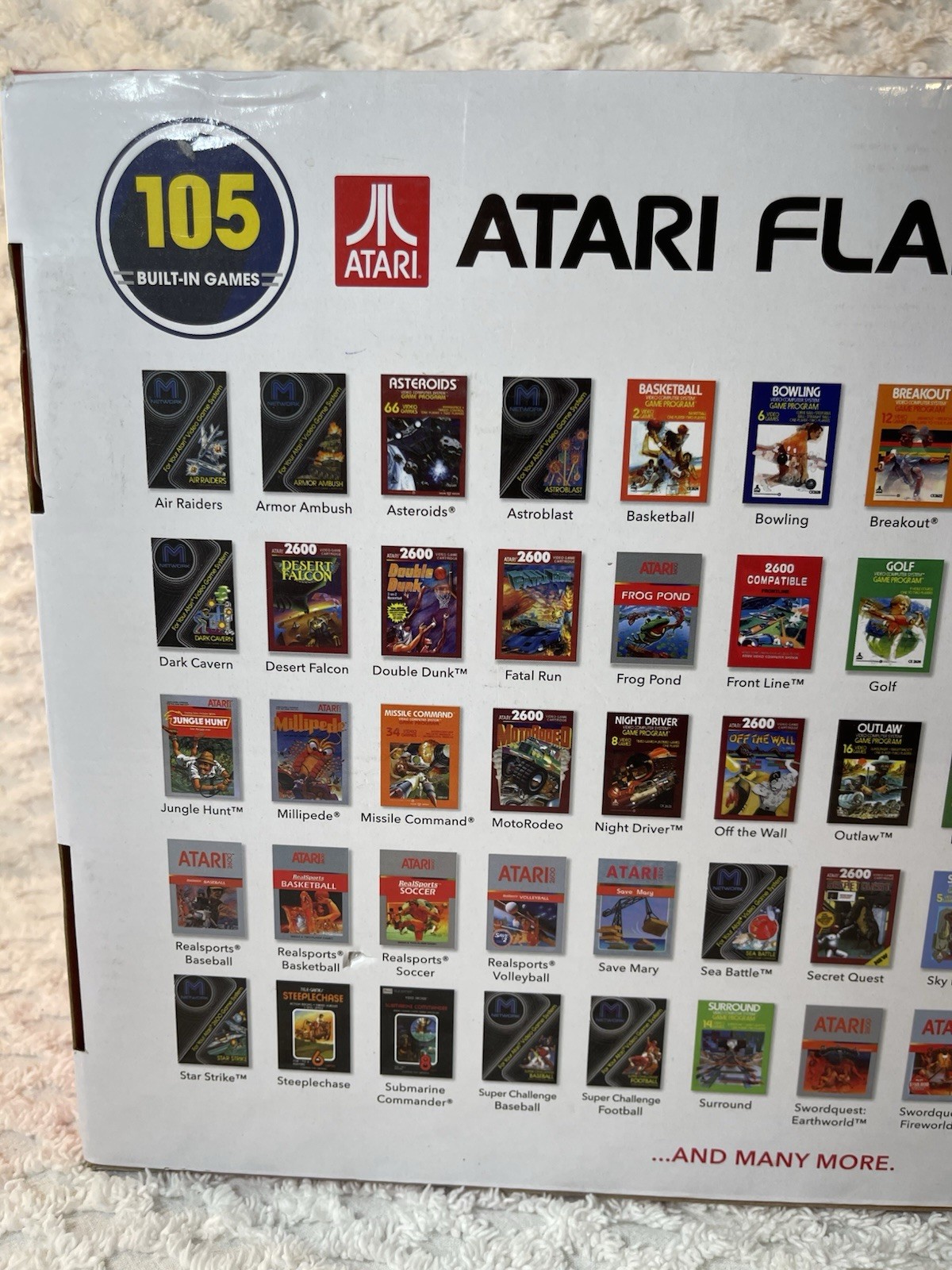 Atari Flashback 8 Black Console Plug Play Built-In Games