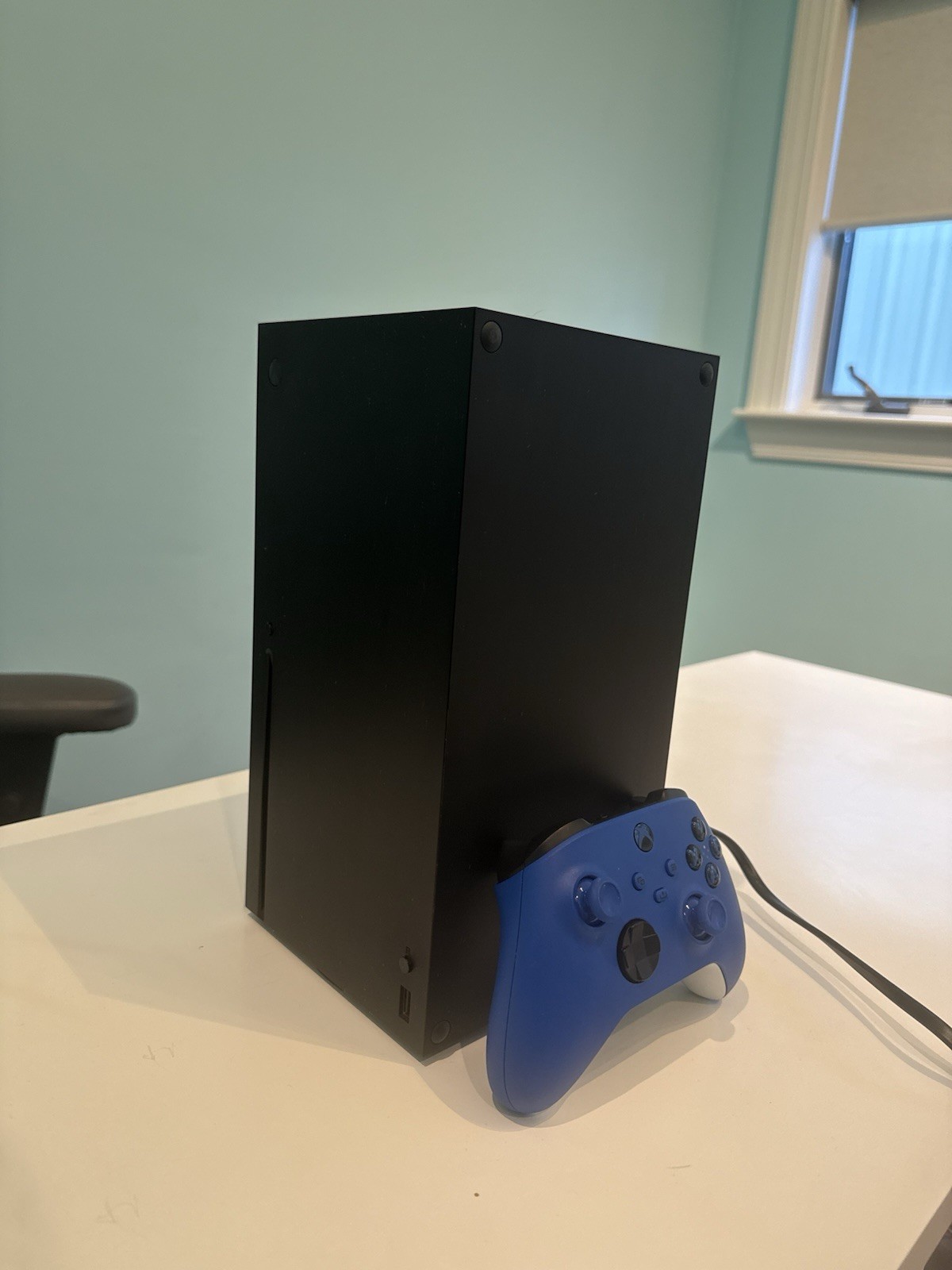 Microsoft Xbox Series X 1TB 4K UHD Wi-Fi Region Free Black Console + Blue Pad