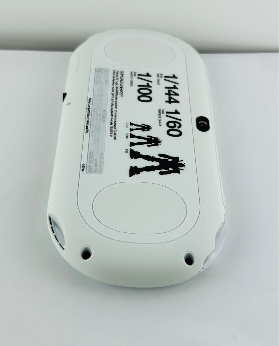 SONY PS Vita Console Starter Pack System Gundam Breaker White Limited FW 2.61