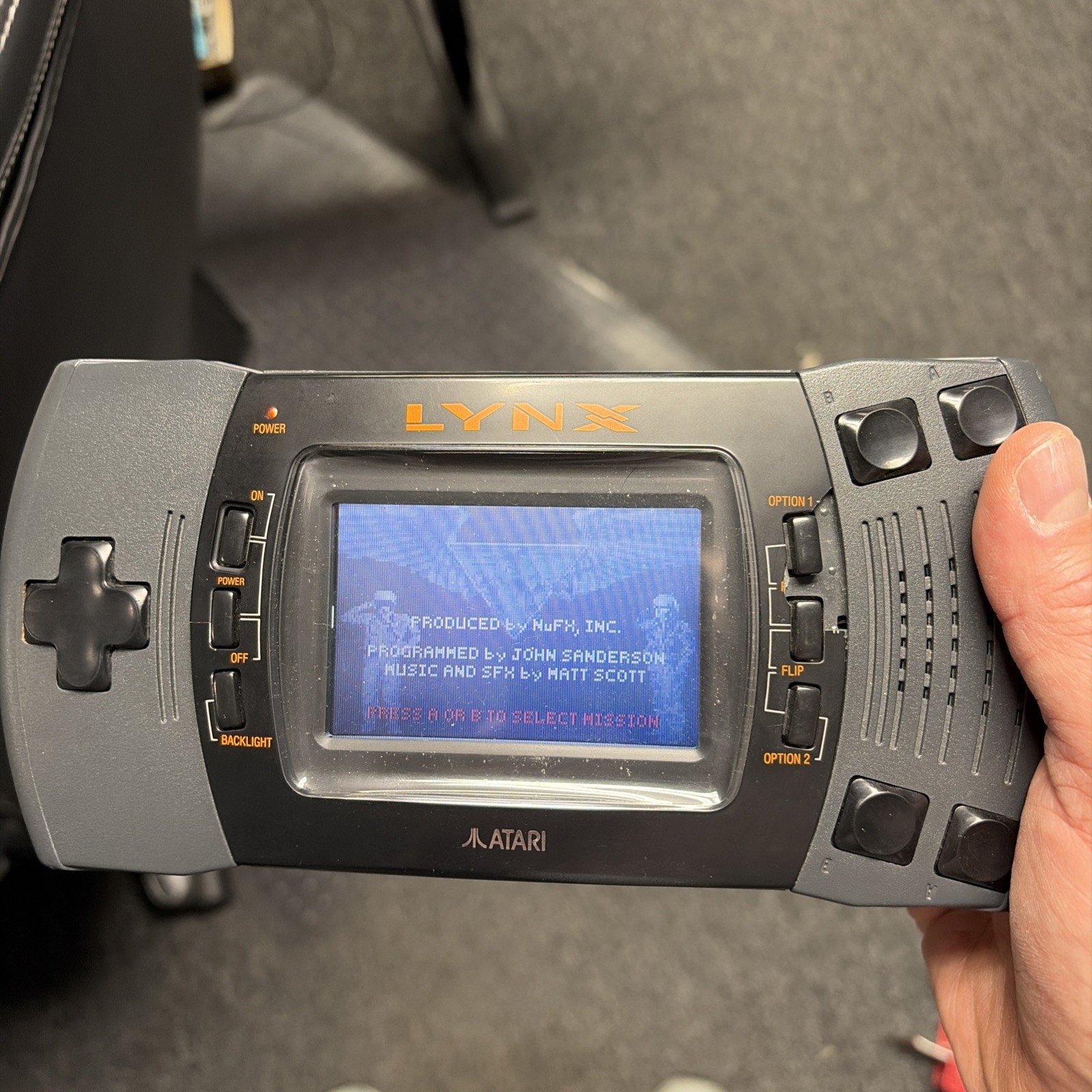 Atari Lynx II Launch Edition Gray Handheld System