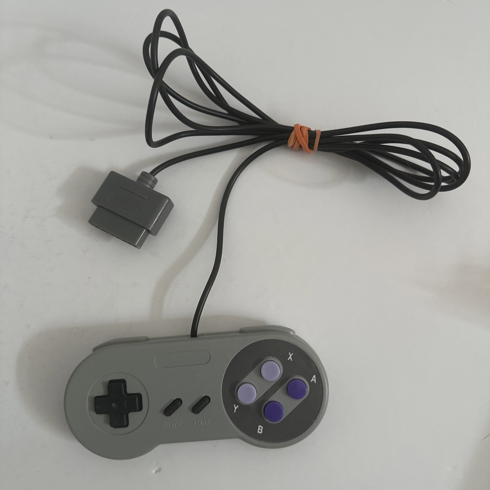 Super Nintendo SNES Console Bundle W/ Mario Paint, Controllers, Cables – Tested