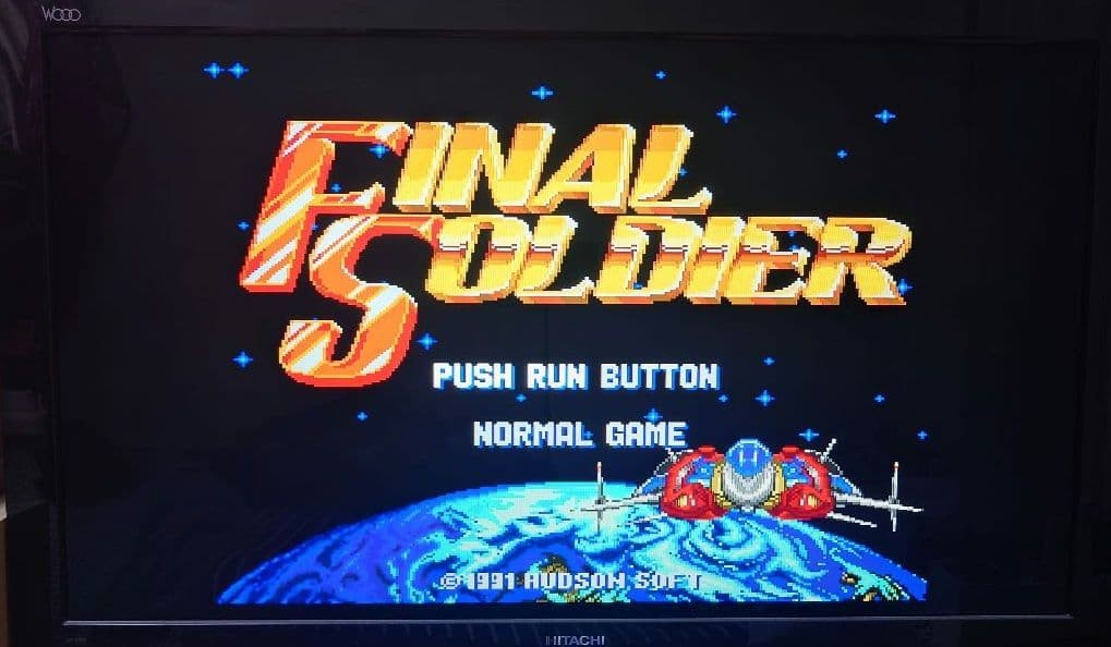 Operation confirmed PC Engine Final Soldier