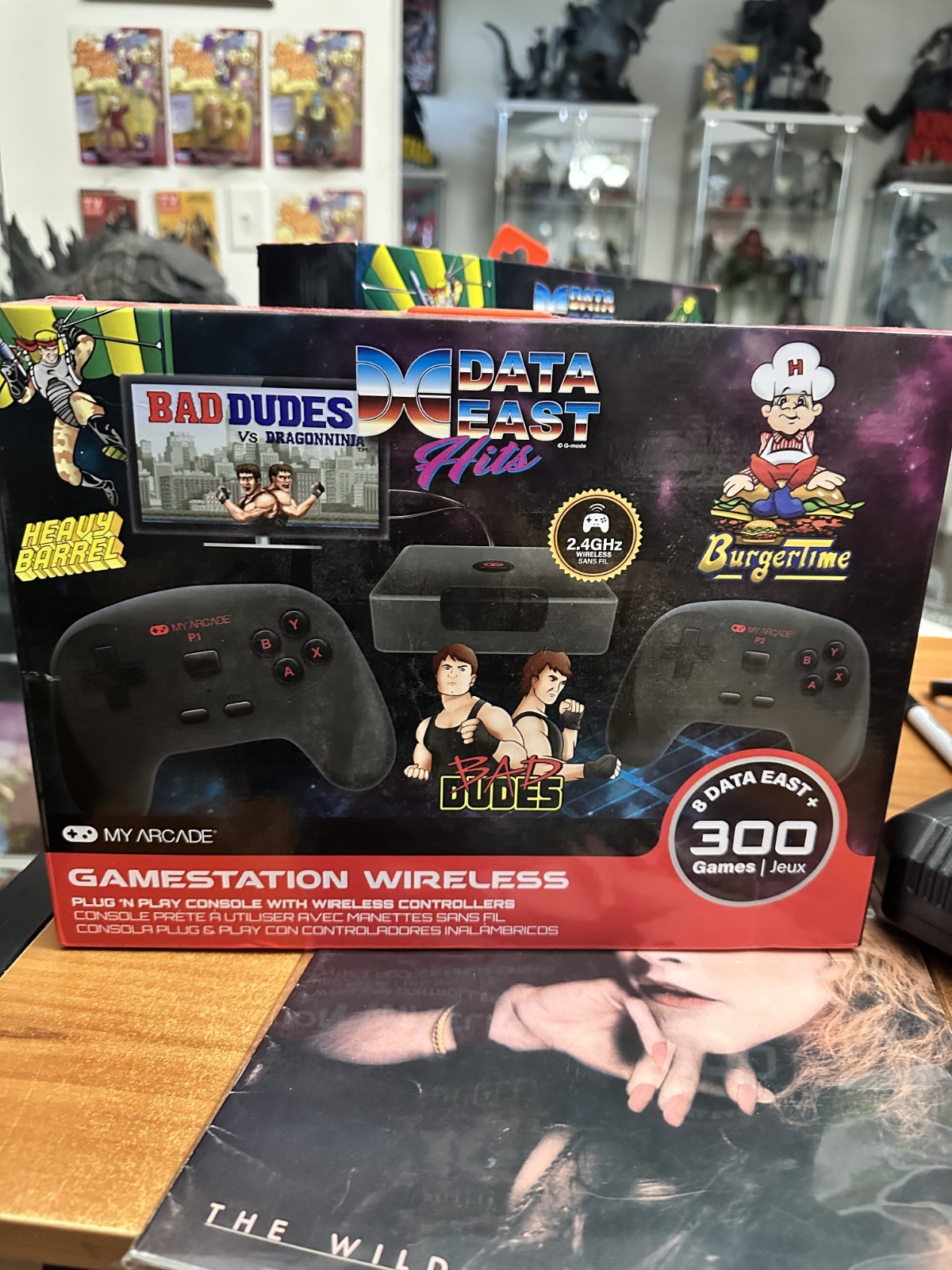 MY ARCADE GameStation Wireless Plug & Play Console 300+ Games w/ Data East Hits