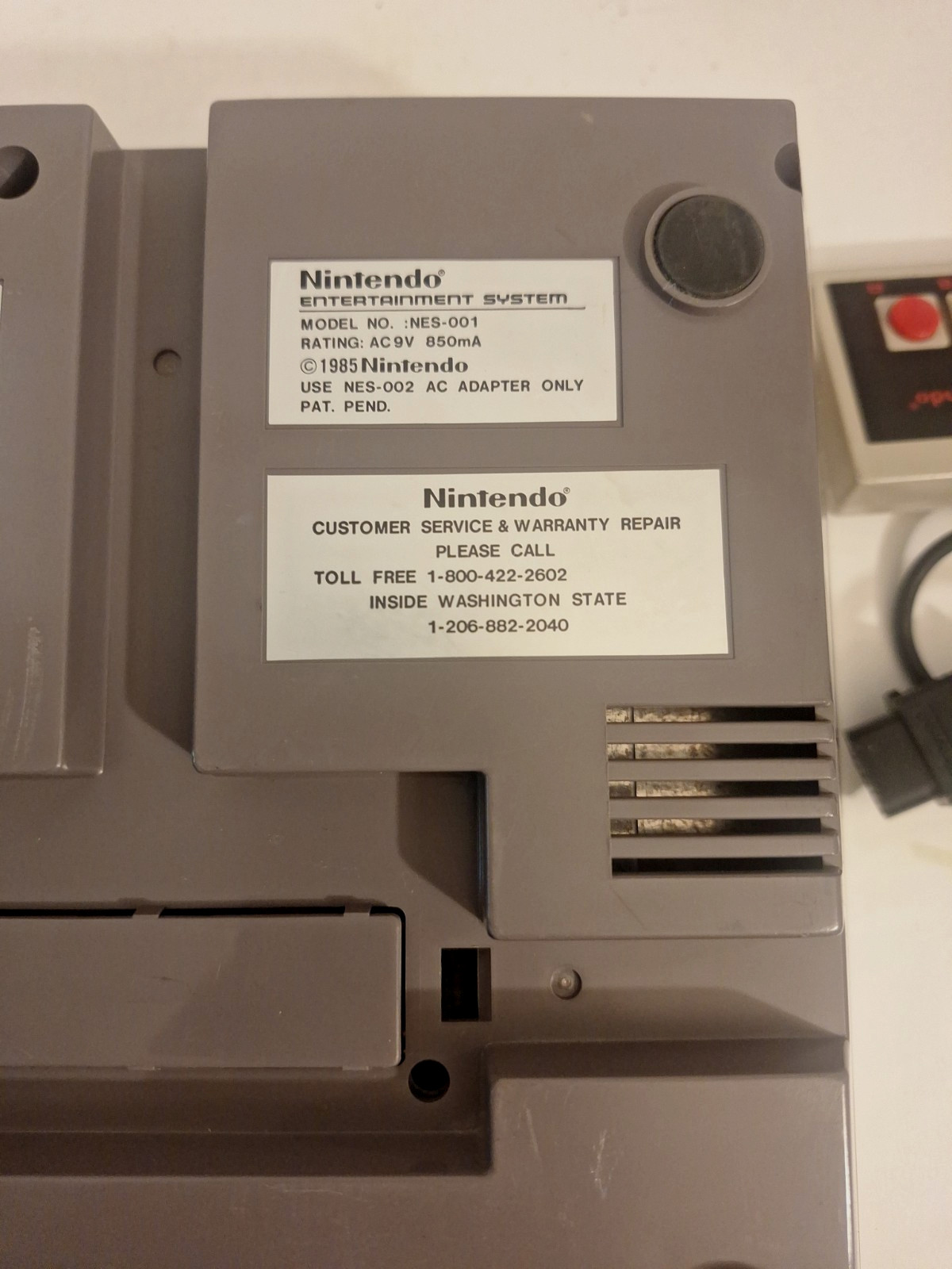 Nintendo NES-001 Console Controllers Zap Gun AC Adapter AV Cable 3 Games Tested!