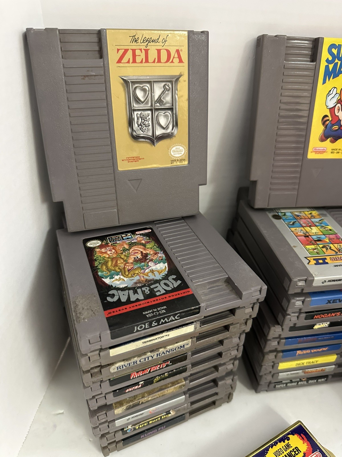 Nintendo NES-101 Original Top Loader Console System BUNDLE WITH 20 GAMES & MORE