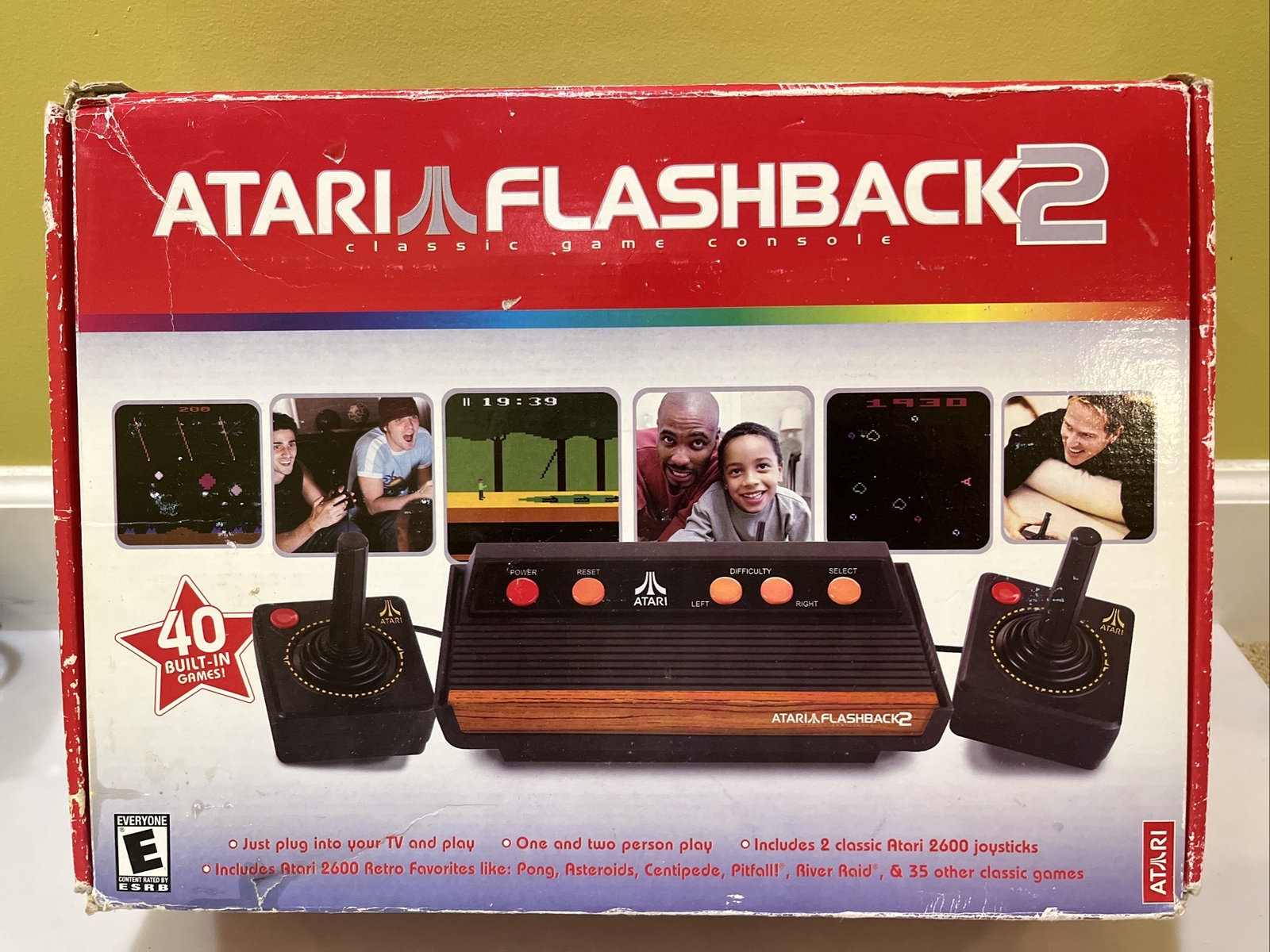 Atari Flashback 2 Classic Game Console 26519, CIB w/ Controller-barely used.