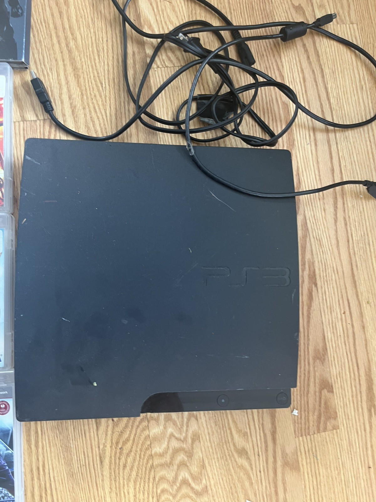 Playstation 3 Console Bundle Lot 3 Controllers 17 Games PS3 Tested Works Charger