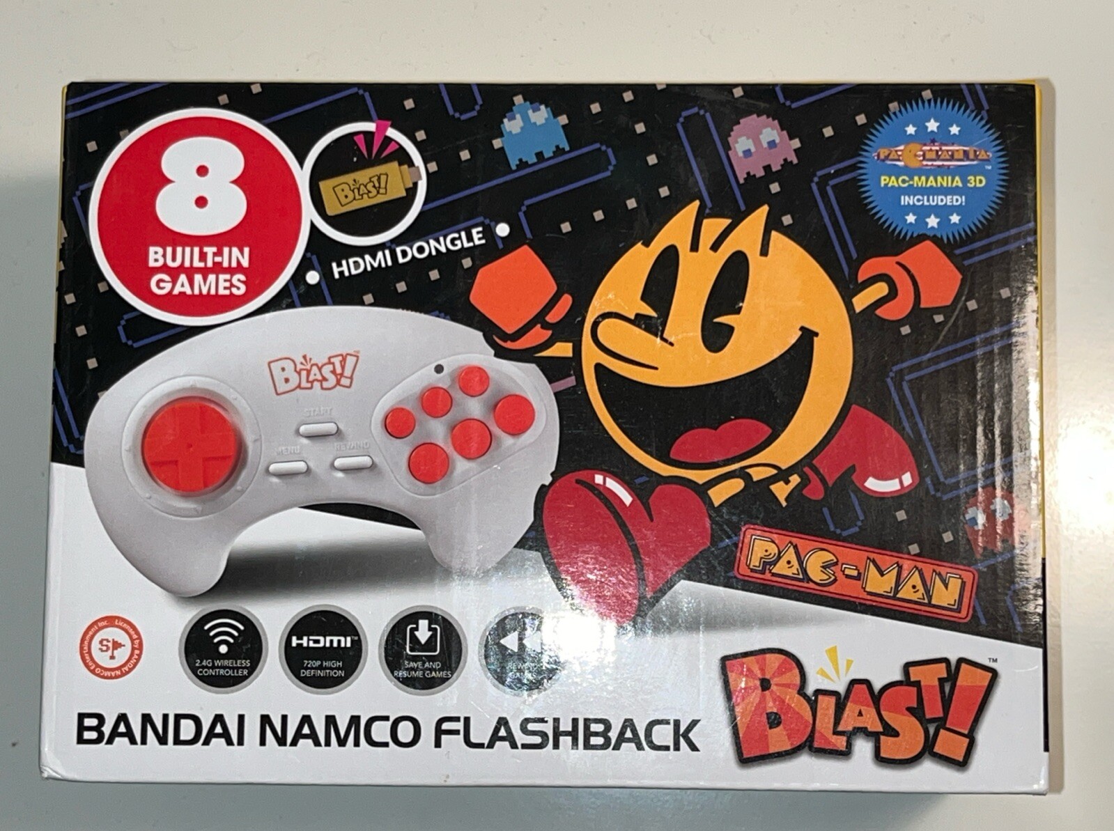 ATARI NAMCO Flashback Blast SEALED! AtGames HDMI 8 Games*Pac-Man*Dig Dug*Galaga 