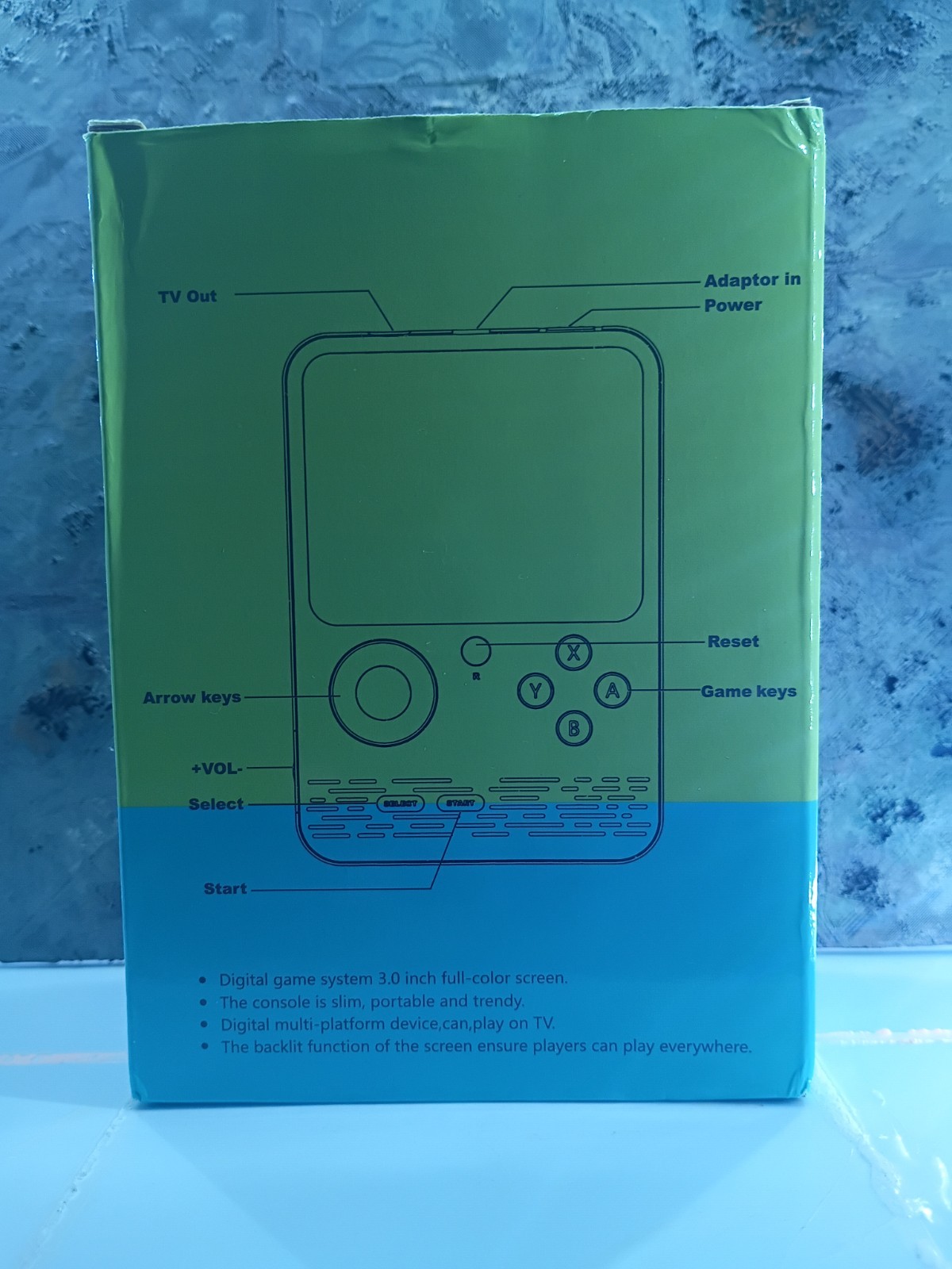 G5 Game Box/Game Player Digital Game System, 3” Full Color Screen -Used Good