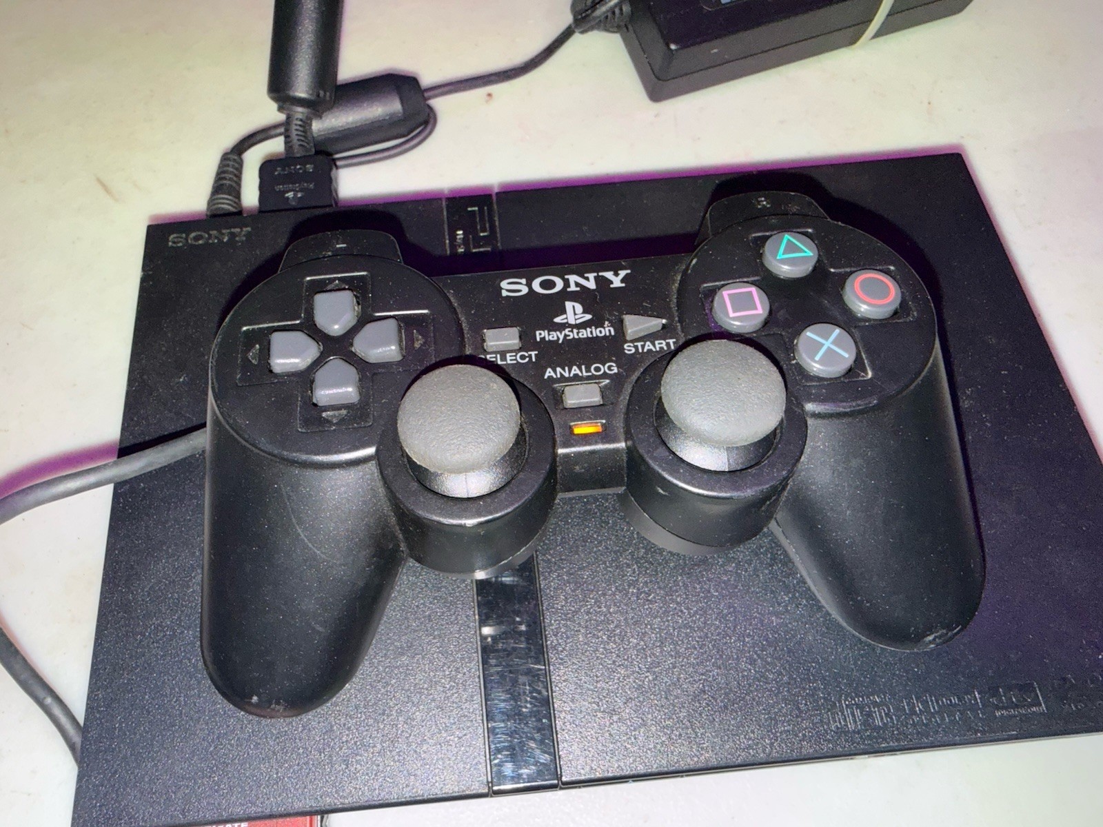 Sony PlayStation 2 Slim Console W Controller, Mem, Multi-tap (TV NOT INCLUDED)