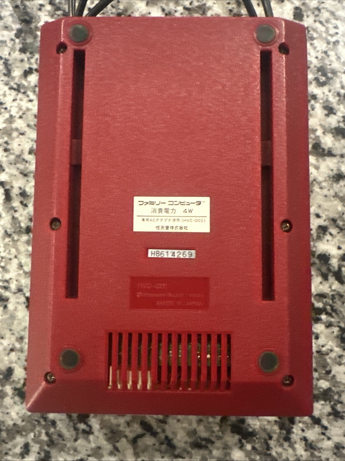 👍 Japan Famicom AV Composite Mod Console System 2 Controllers AV Cable