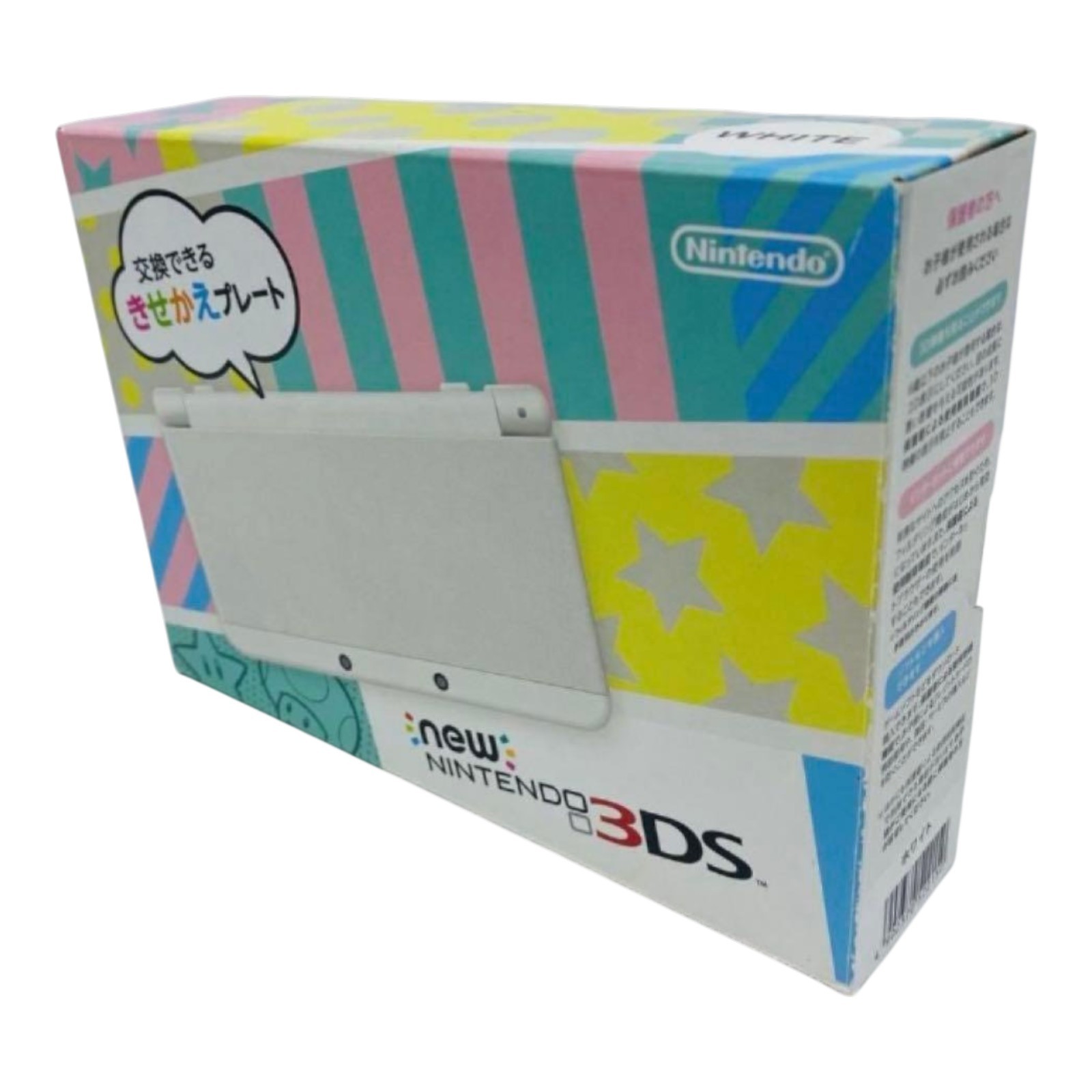 New Nintendo 3DS WHITE with all items KTR-001 Unopened from JAPAN NEW