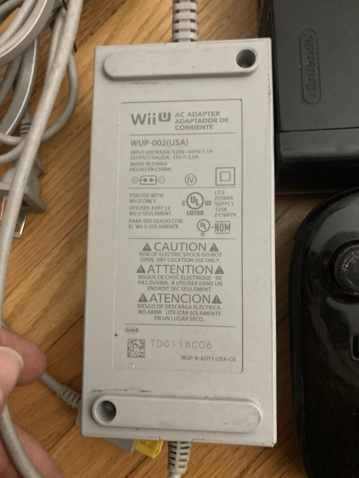 Nintendo Wii U WUP-101 Black Console 32GB w/ Gamepad WUP-010 Works TESTED