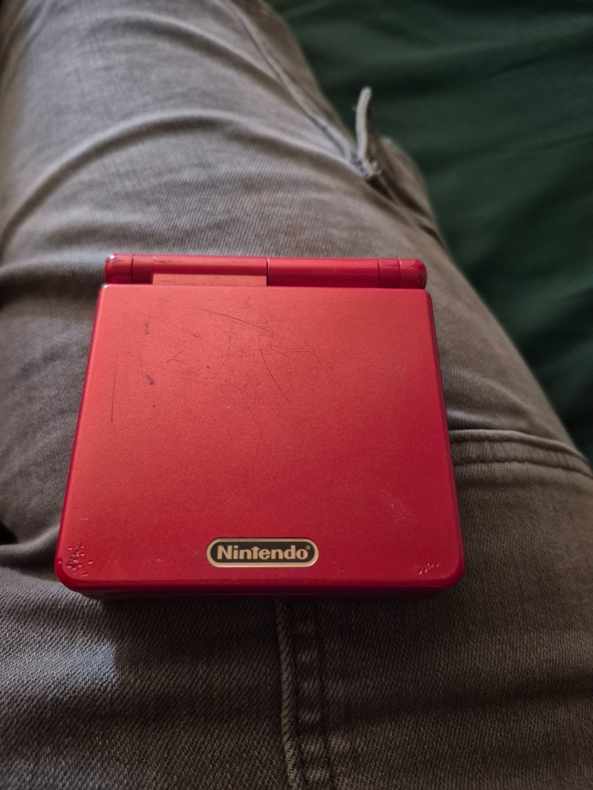 Nintendo Game Boy Advance SP Handheld System – Flame Red