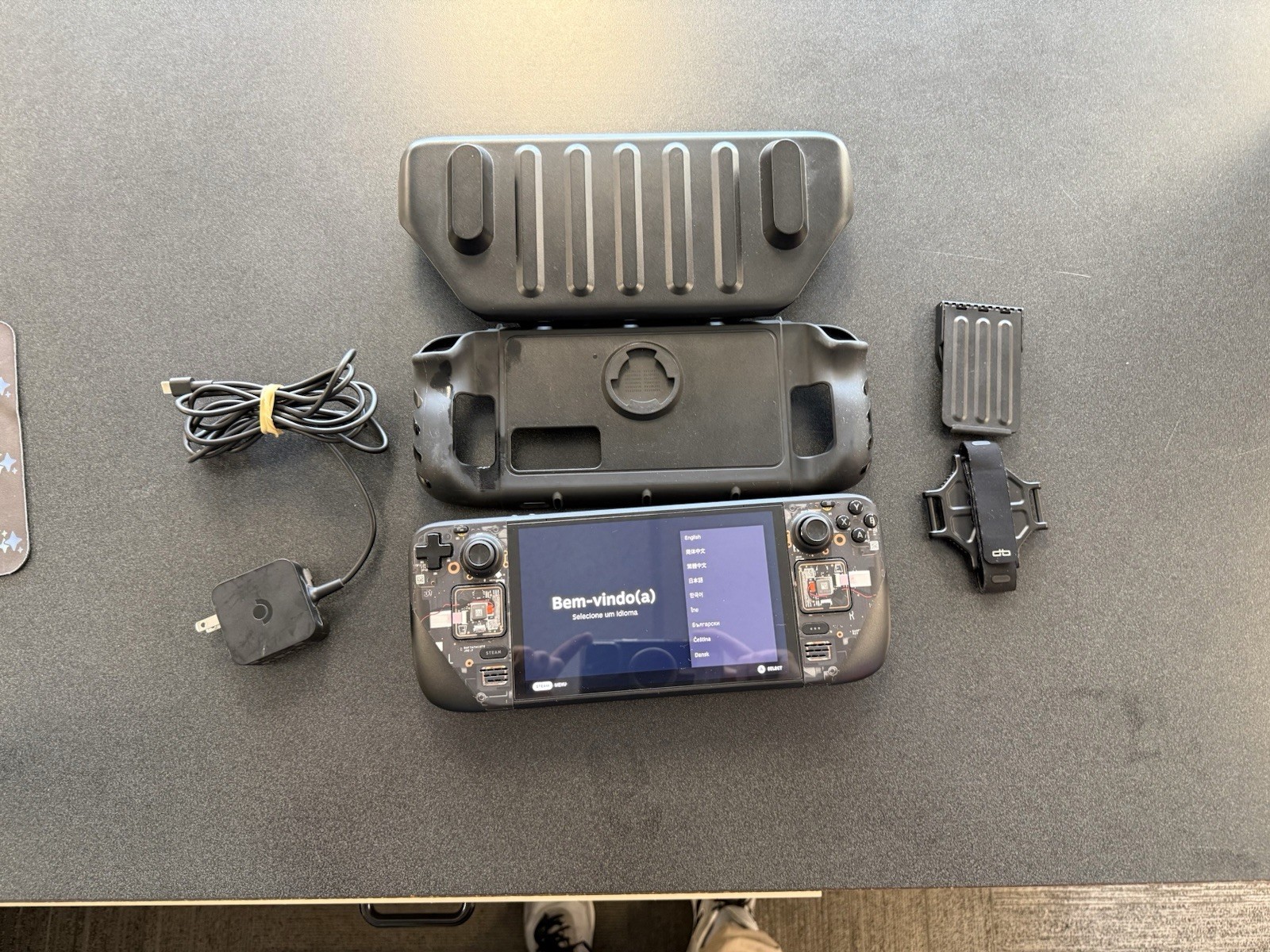 Valve Steam Deck 2TB Handheld Console OLED model 1030W/Dbrand skin and hard case