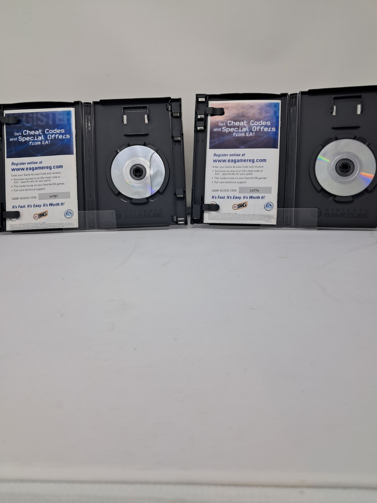 Nintendo GameCube Sports Bundle. Ncaa Football/NHL 2005. All Cords/ Tested