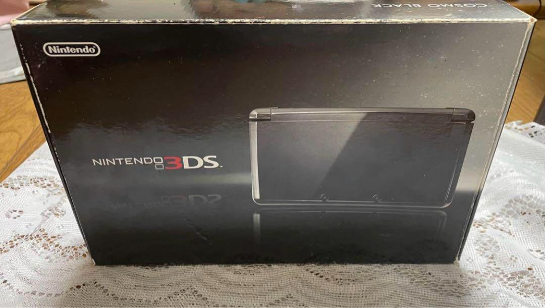Nintendo 3DS Cosmo Black, Full set Boxed, Tested, Minor scratches on screen